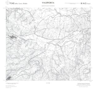 CALABRIA  FOGLIO 242 III NO SEZ C VALLEFIORITA
