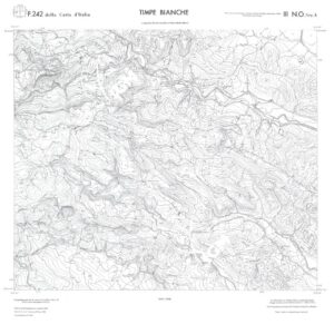 CALABRIA  FOGLIO 242 III NO SEZ A TIMPE BIANCHE