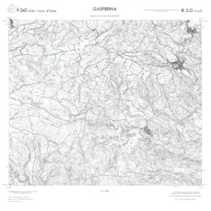 CALABRIA  FOGLIO 242 III SO SEZ D GASPERINA