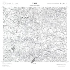 CALABRIA  FOGLIO 242 III SO SEZ C PETRIZZI