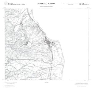 CALABRIA  FOGLIO 242 III SO SEZ B SOVERATO MARINA