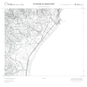 CALABRIA  FOGLIO 242 III SO SEZ A STAZIONE DI MONTAURO