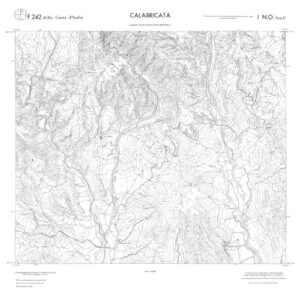 CALABRIA  FOGLIO 242 I NO SEZ C CALABRICATA