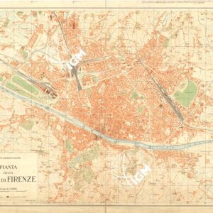 PIANTA DELLA CITTA' DI FIRENZE - EDIZIONE 1945