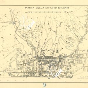 PIANTA DELLA CITTA' DI CHIAVARI
