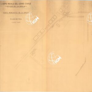 PORTO MERCANTILE DE LA SPEZIA - PLANIMETRIA