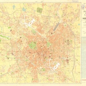 PIANTA DELLA CITTA' DI MILANO