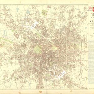 PIANTA DELLA CITTA' DI MILANO