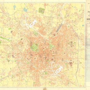 PIANTA DELLA CITTA' DI MILANO
