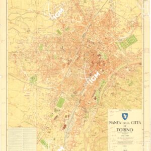 PIANTA DELLA CITTA' DI TORINO