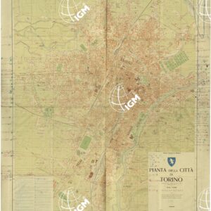 PIANTA DELLA CITTA' DI TORINO