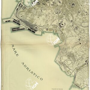 PIANTA DELLA CITTA' DI TRIESTE - TAVOLA 3