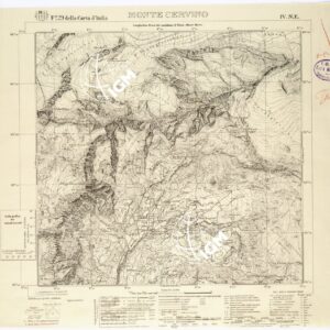 029 IV-NE (MONTE CERVINO) Anno: 1934