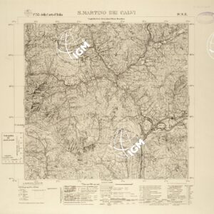 033 IV-NE (S. MARTINO DEI CALVI) Anno: 1934