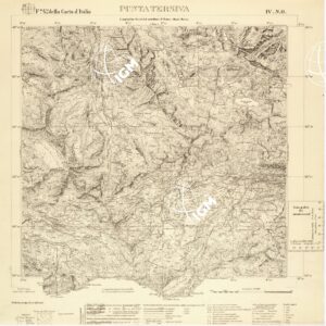 042 IV-NO (PUNTA TERSIVA) Anno: 1933