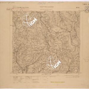 096 III-NE (MONTE SAGRO) Anno: 1911