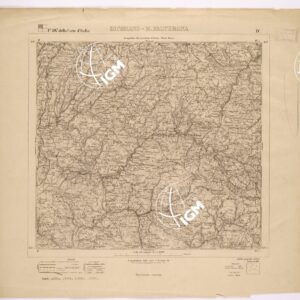 107 IV (DICOMANO - MONTE FALTERONA) Anno: 1894