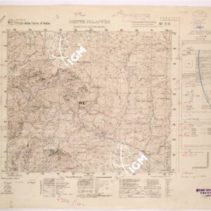 221 III-NO (MONTE PALANUDA) Anno: 1954