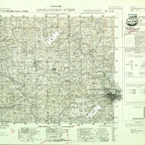 133 IV-SO (ASCOLI PICENO OVEST) Anno: 1955
