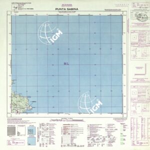 166 II-NE (PUNTA SABINA (vegetazione e reticolato)) Anno: 1958