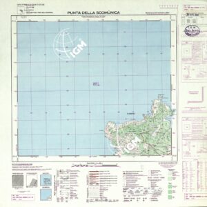166 II-NO (PUNTA DELLA SCOMUNICA (vegetazione e reticolato)) Anno: 1958