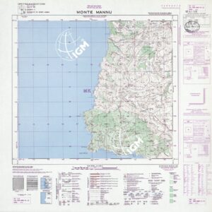 192 II-SE (MONTE MANNU (ediz.con vegetaz.)) Anno: 1958