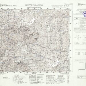 221 III-NO (MONTE PALANUDA) Anno: 1959