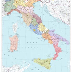 Politica (Carta Italia Politica scala 1:1.500.000) Anno: 2017